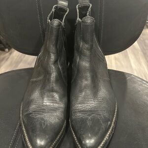 Donato Marrone Black Leather Men's  Boots 10.5 W